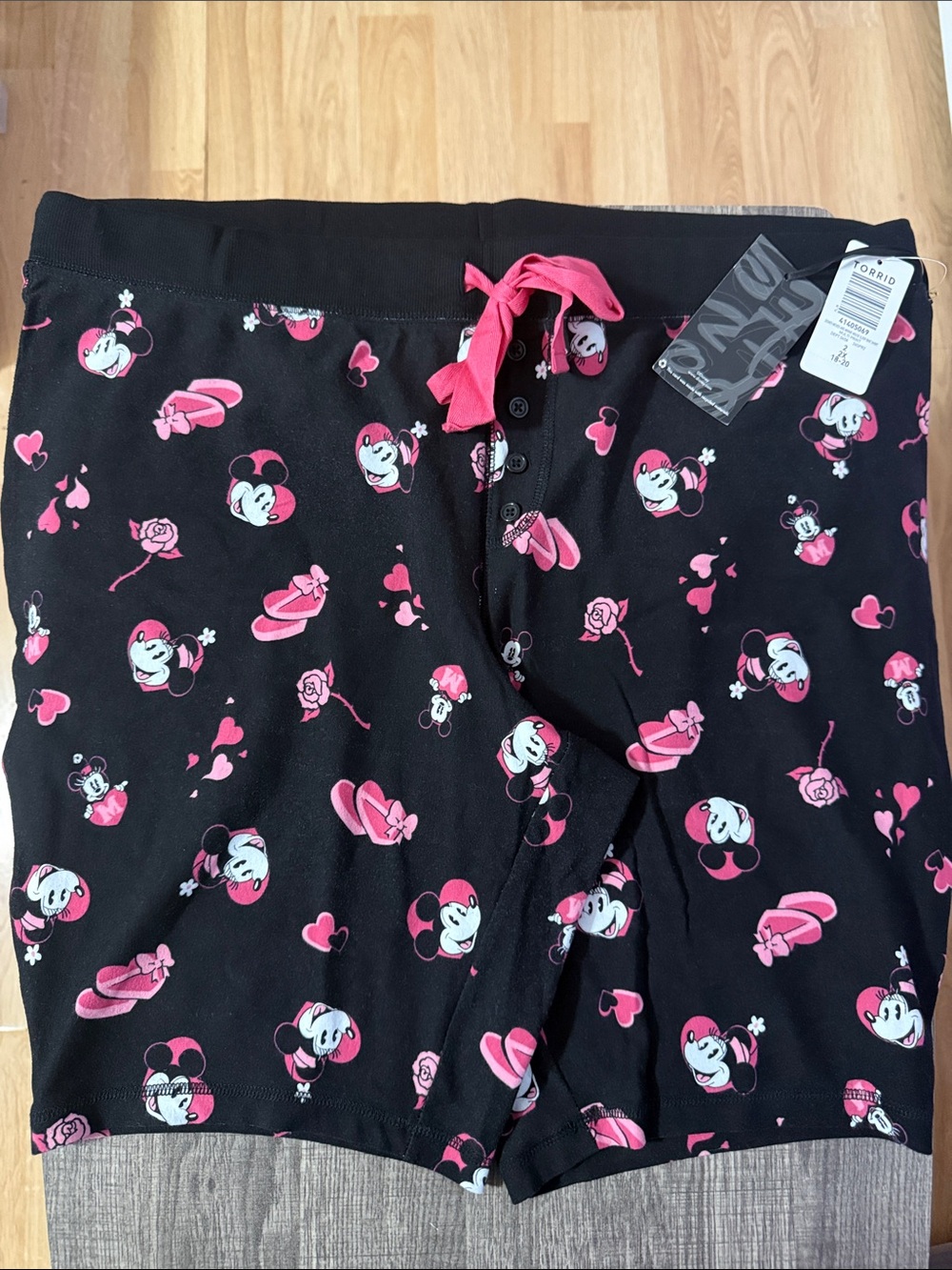 NWT Torrid Disney Mickey & Minnie Mouse Sleep Bike Short Sz 2, 2X, 18-20